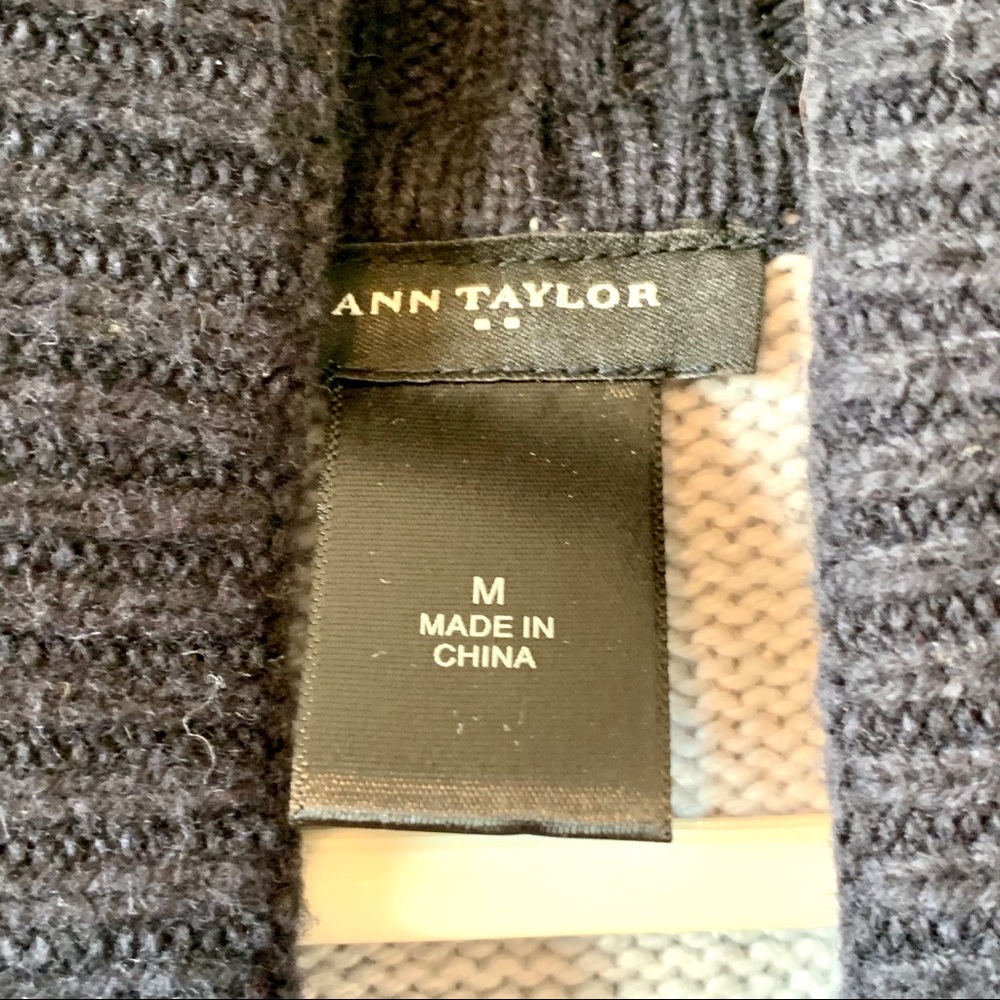 ANN TAYLOR Sleeveless Open Sweater Vest—SZ. Med - Picture 9 of 13
